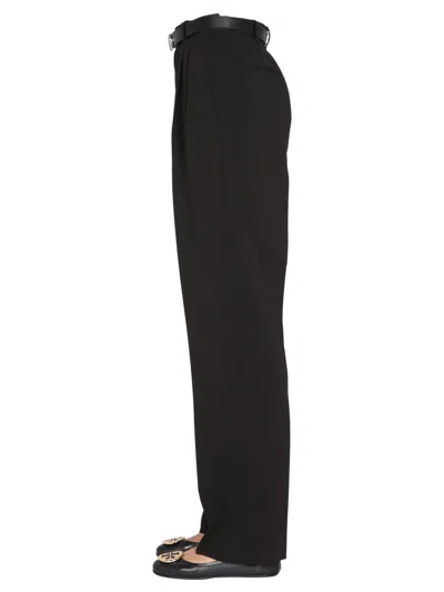 Tory Burch Regular Fit Trousers In Black