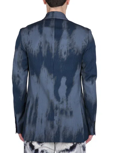 Amiri Relaxed Fit Jacket In Blue