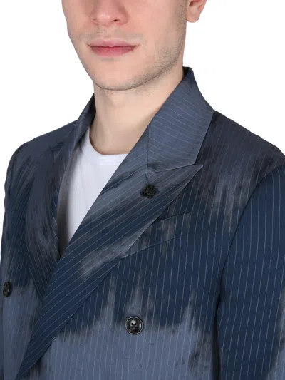Amiri Relaxed Fit Jacket In Blue