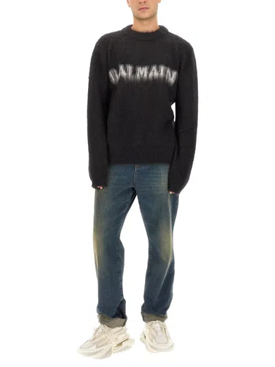 Balmain Retro Logo Pullover