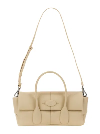 Tod's Reverse Ew Flap Small "di Bag" Bag