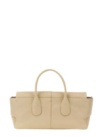 Tod's Reverse Ew Flap Small "di Bag" Bag