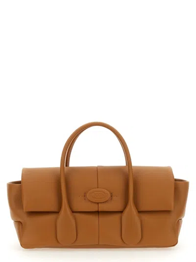 Tod's Reverse Ew Flap Small "di Bag" Bag