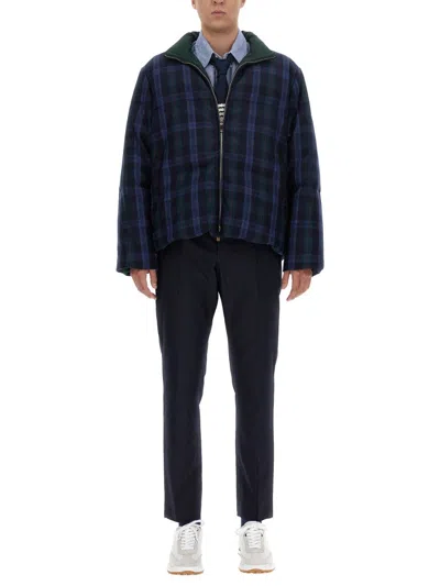 Thom Browne Reversible Jacket In Green