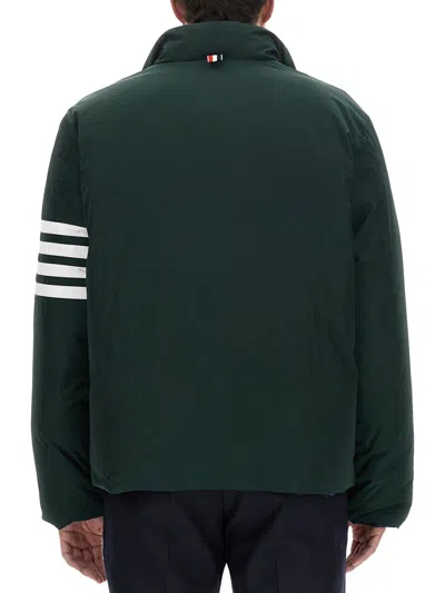 Thom Browne Reversible Jacket In Green