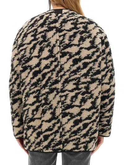 Isabel Marant Étoile Fernalia Cropped Coat In Multi