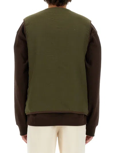 Ymc You Must Create Ymc Reversible Vest In Green