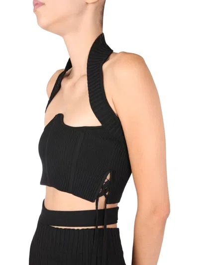 Andreädamo Andreadamo Ribbed Bustier