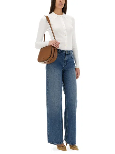 Michael Kors Ribbed Cardigan In White