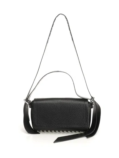 Alexander Wang Ricco Medium Flap Bag Crossbody Bags Black
