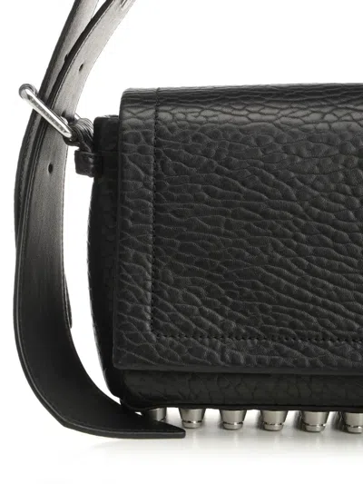 Alexander Wang Ricco Medium Flap Bag Crossbody Bags Black