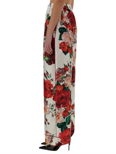 Dolce & Gabbana Women's Rose Print Pajama Pants | Size 44 | Ftampt Color Is1zdha5pd