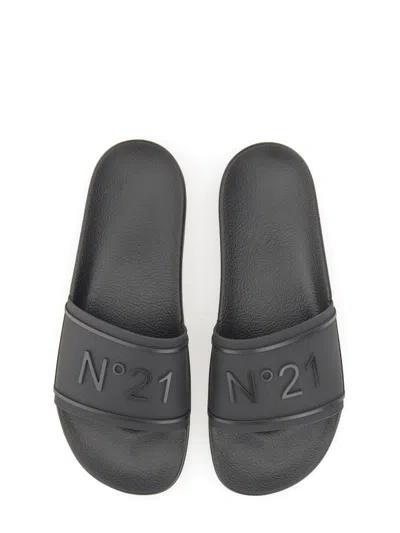 N°21 Rubber Slide With Logo