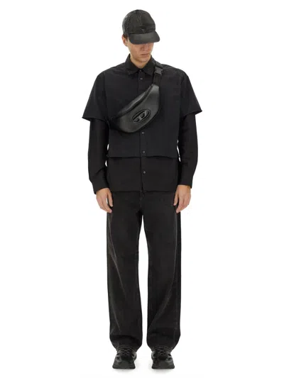 Diesel S-gaston-o Shirt In Black