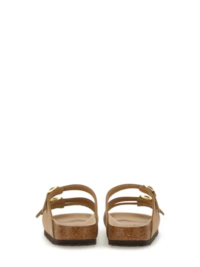 Birkenstock Triple Buckle Round Toe Flat Sandals
