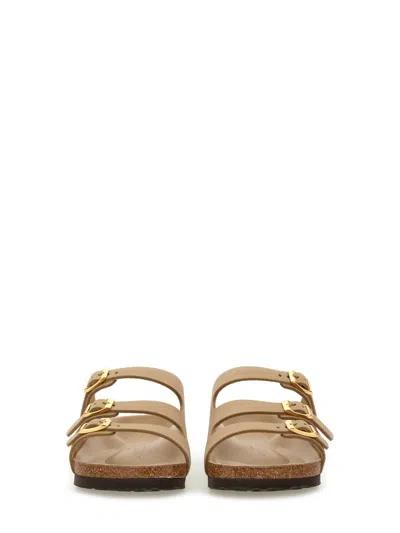 Birkenstock Triple Buckle Round Toe Flat Sandals