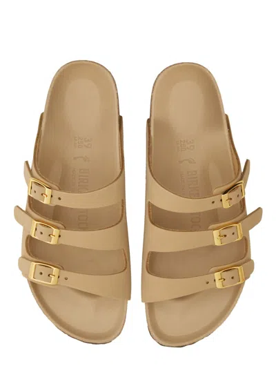 Birkenstock Triple Buckle Round Toe Flat Sandals