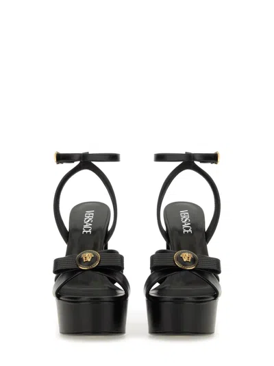 Versace 140mm Gianni Ribbon Sandals