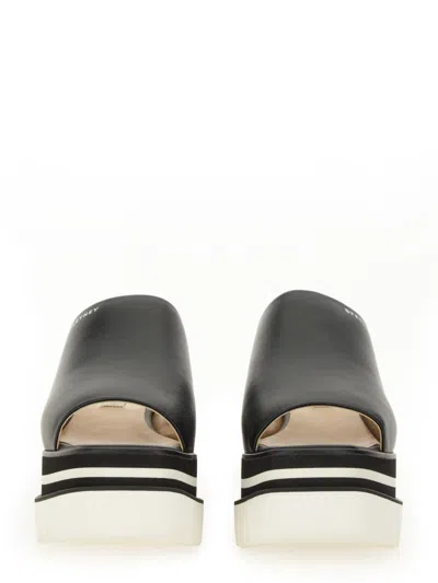 Stella Mccartney Sneakelyse Sandals Eco In Black