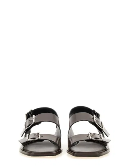 Aeyde Thekla Slingback Sandal In Brown