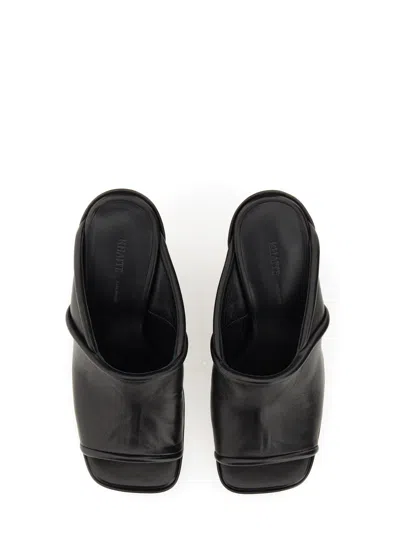 Khaite Women's Sandals Mules The Stagg 105mm In Black