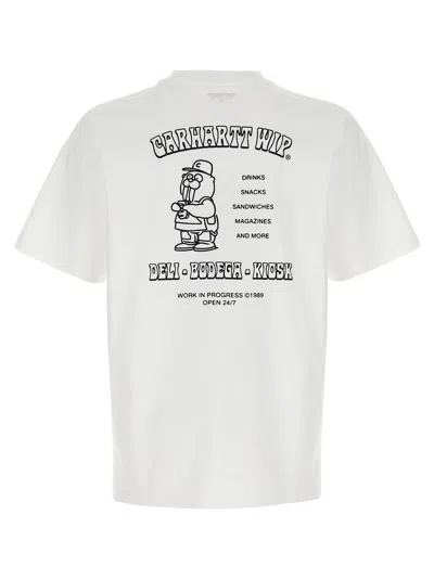Carhartt Carhatt Wip Sandwich Short Sleeve Graphic Tee In White