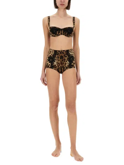 Dolce & Gabbana Satin Culottes In Black