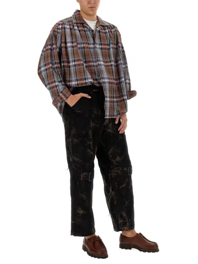 Aïe Aie Seersucker Cotton Shirt