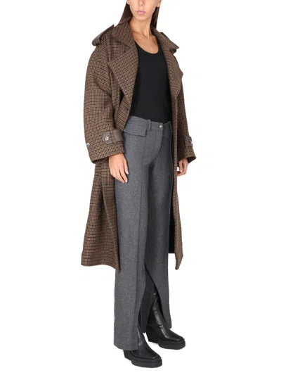 The Mannei Shamali Oversize Coat In Brown