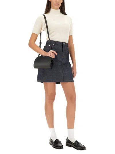 Apc Edie Short-sleeve Sweater In White