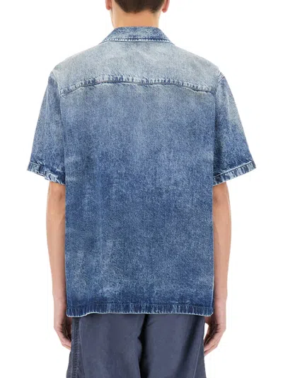 Diesel D-nabil-fsg Shirt In Blue