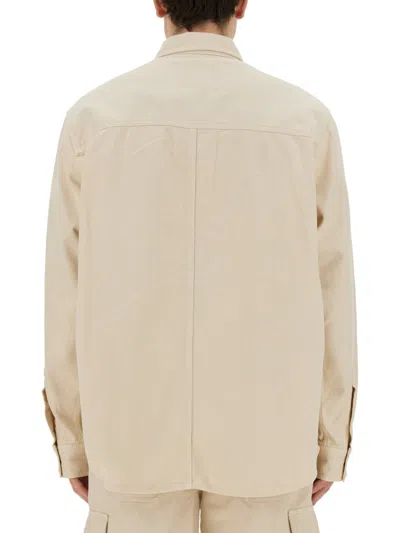 Isabel Marant Beige Ritchie Overshirt In Neutral