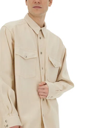 Isabel Marant Beige Ritchie Overshirt In Neutral