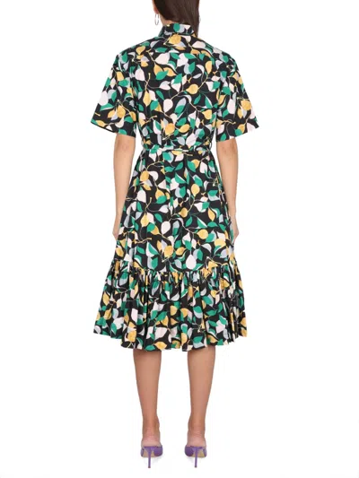 La Doublej Shirt Dress With Belt In Black