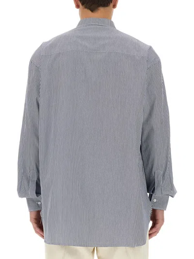 Family First Shirt With Logo In Gray