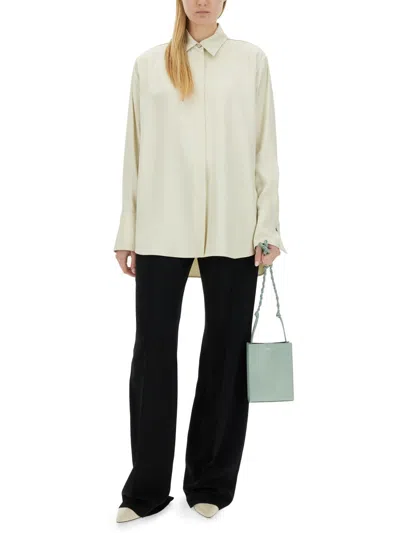 Jil Sander Shirt With Long Sleeves In Gray