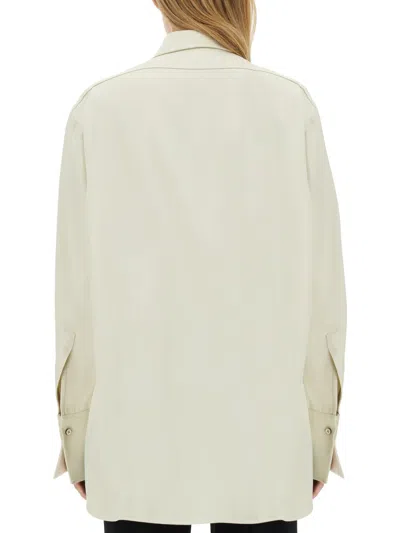 Jil Sander Shirt With Long Sleeves In Gray
