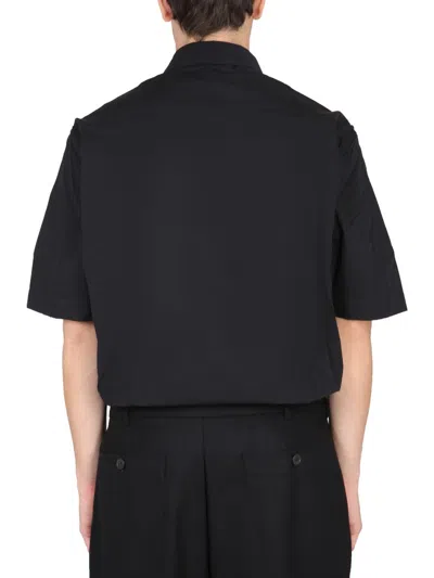 Raf Simons Shirt With Patch In Black