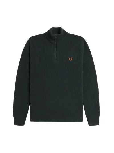 Fred Perry Shirt With Zip.
