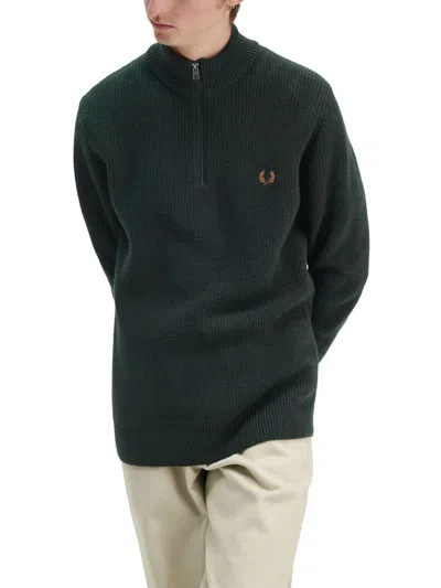 Fred Perry Shirt With Zip.