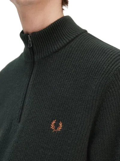 Fred Perry Shirt With Zip.