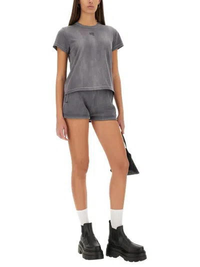 Alexander Wang Short "essential" In Gray
