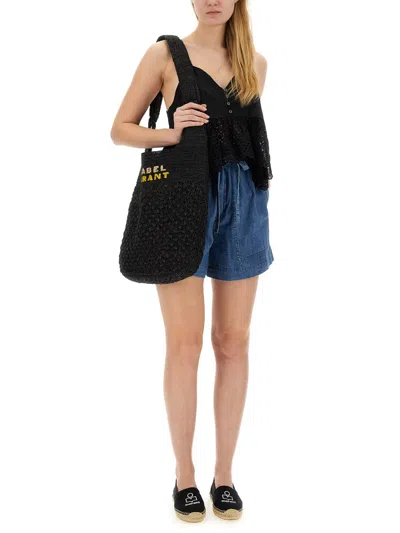 Isabel Marant Étoile Marant Etoile 'ipolyte' Bermuda Shorts In Blue