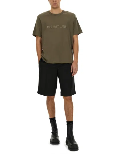 Helmut Lang Short Car Tailored In Black