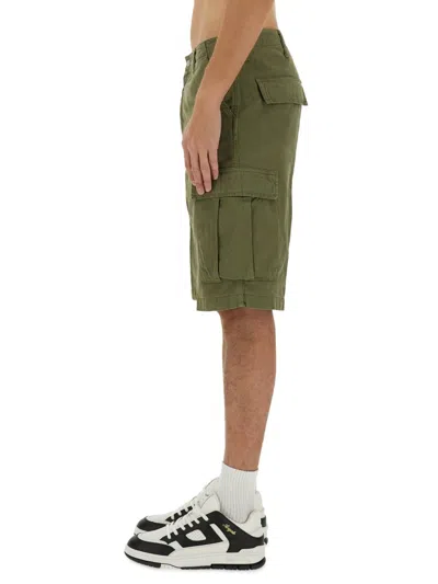 Carhartt Knee Length Cargo Shorts Pockets In Green