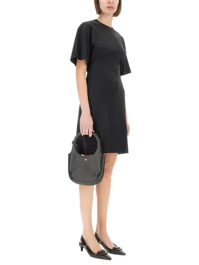 Courrèges Courreges Short Cotton Dress In Black
