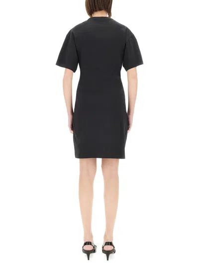 Courrèges Courreges Short Cotton Dress In Black