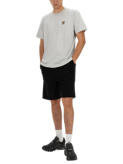 Carhartt Flint Shorts With Back And Side Pockets In Black