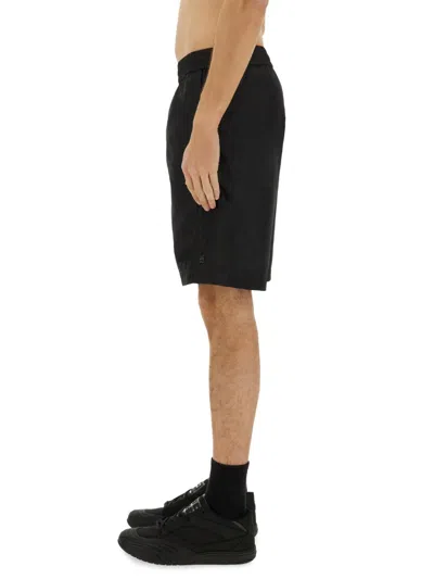 Givenchy Relaxed Fit Activewear Shorts In Recycled Fabric In Black