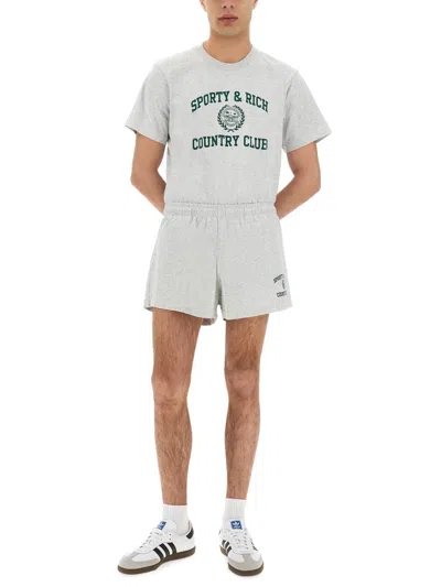 Sporty And Rich Sporty & Rich Shorts In Gray